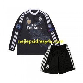 Fotbalový Dres Real Madrid 2014 Retro Dětské Alternativní Dlouhý Rukáv